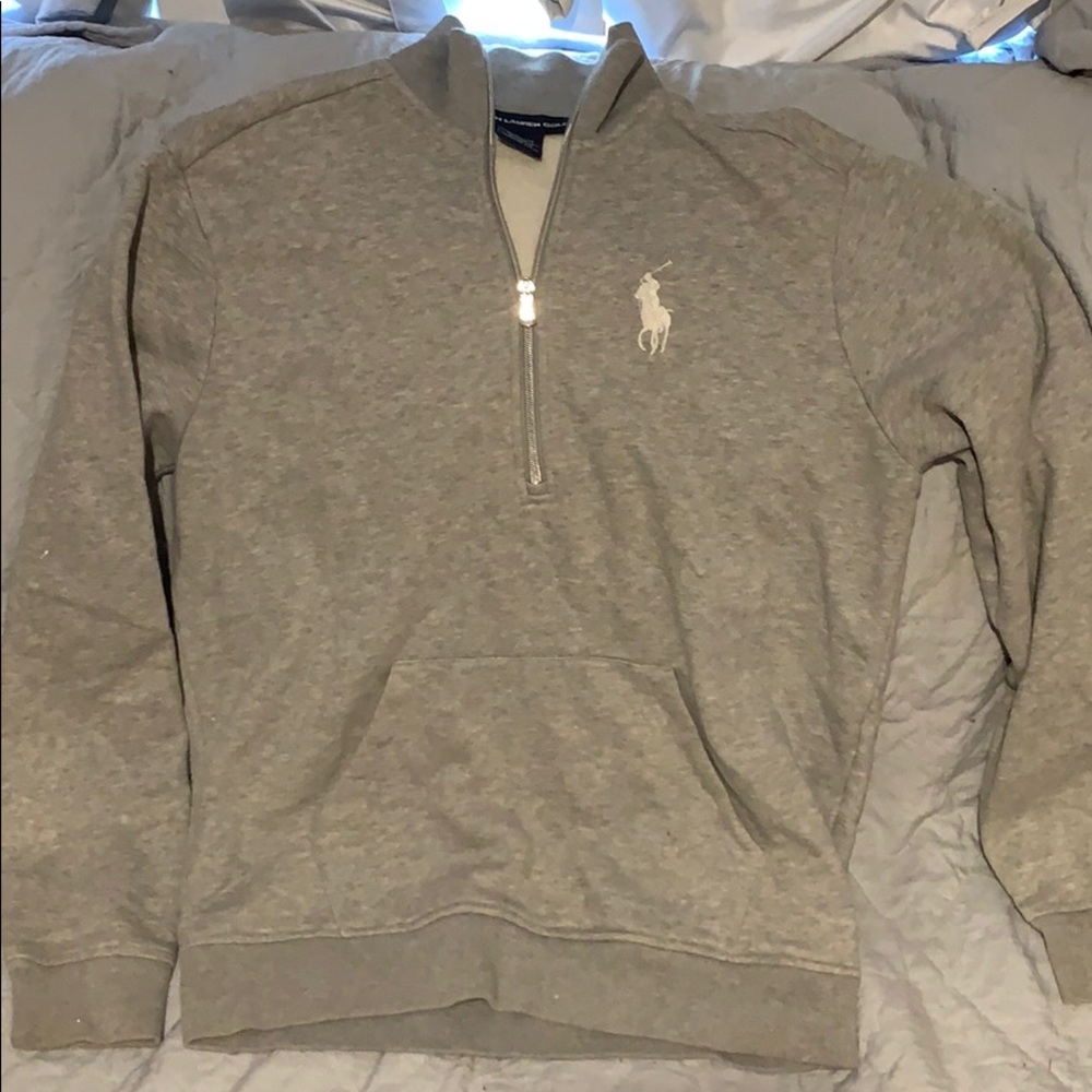 Ralph Lauren grey women’s half zip size M